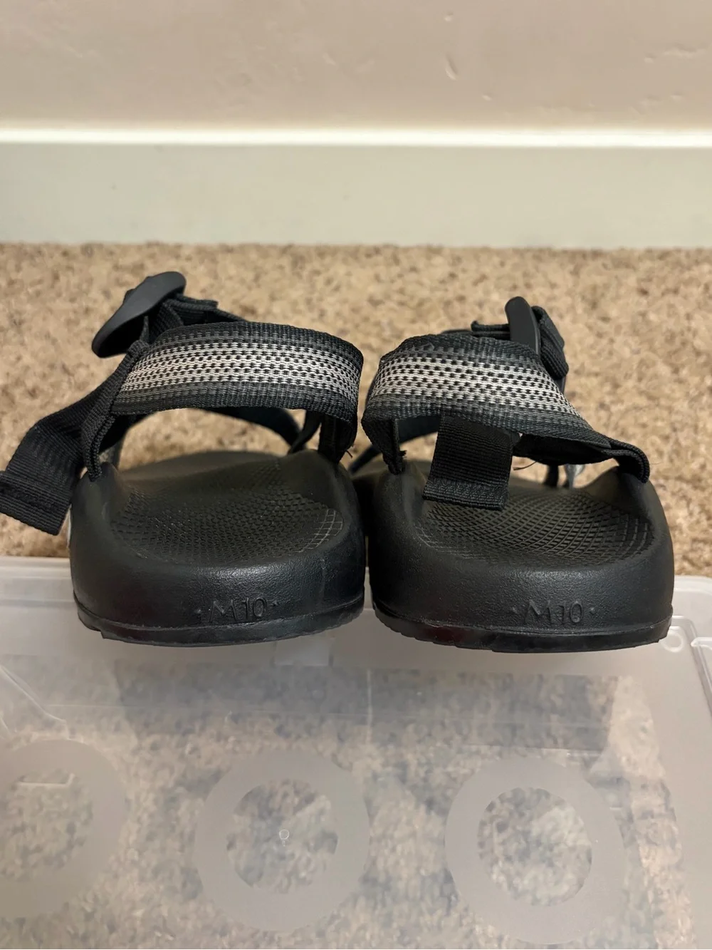 Chaco Men's Z/1 Classic Wide Sandals - Split Gray, Size 10